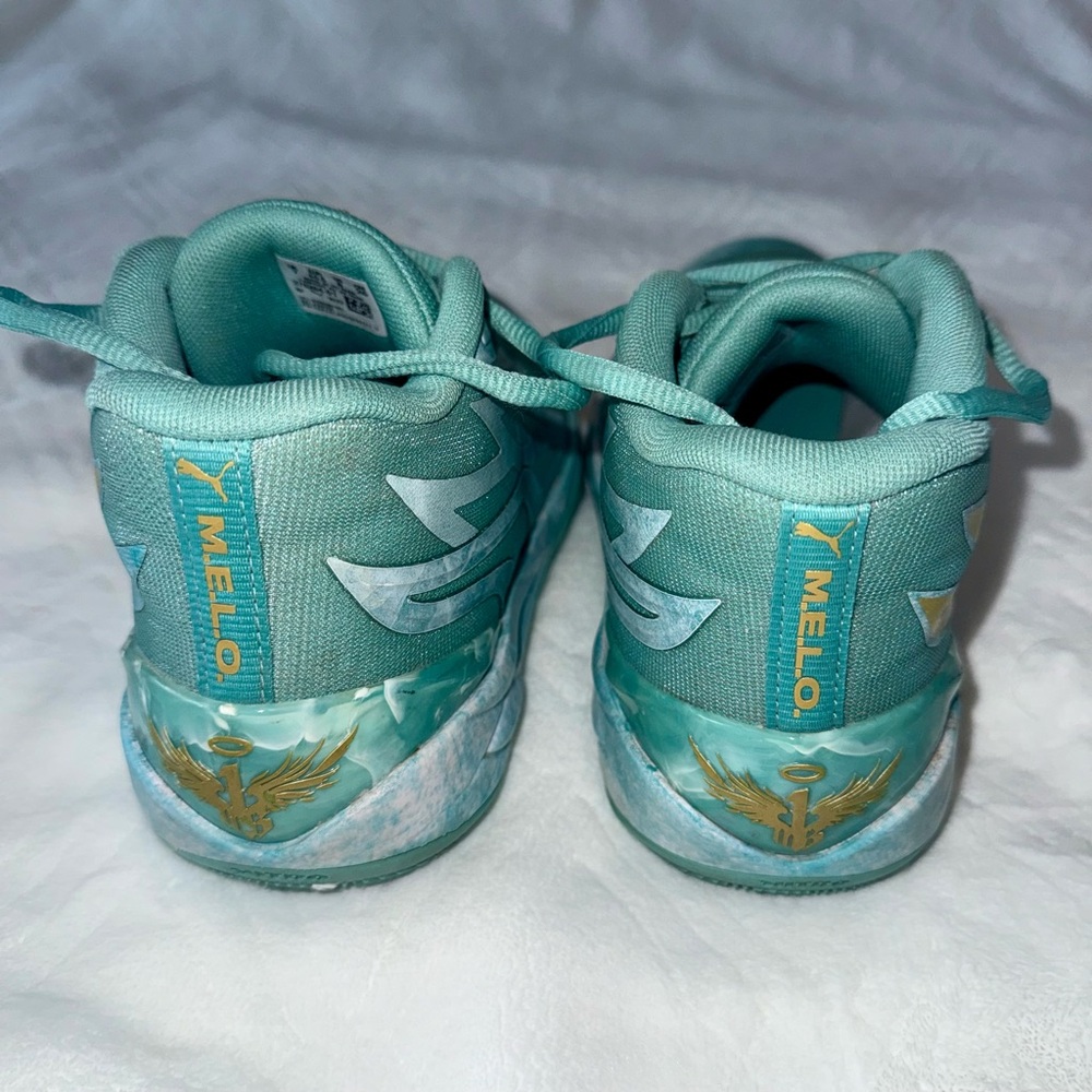 Puma Teal and Light Teal Athletic Sneakers - Picture 8 of 10